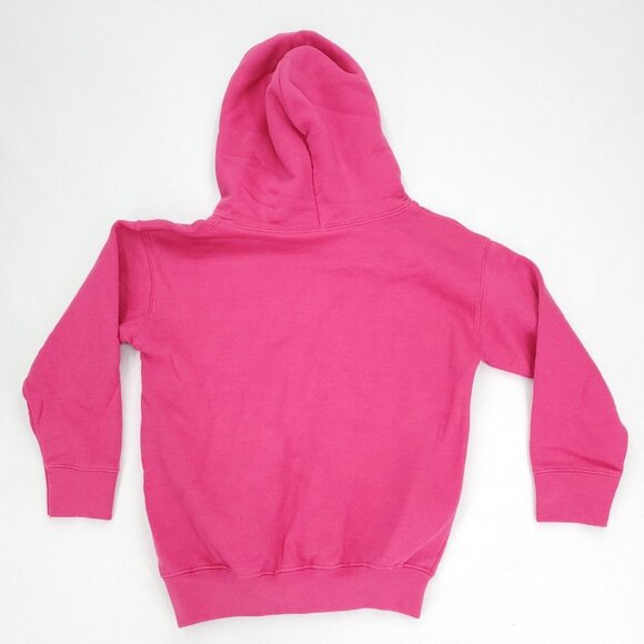 Bucces Hoodie Sweatshirt Girls Youth XS YXS Pink Graphic Logo Pockets Pullover - Picture 7 of 8